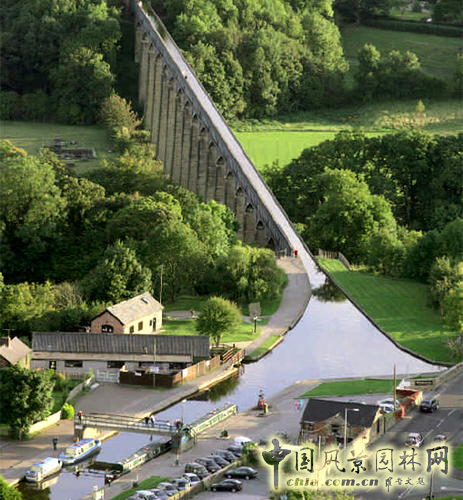 世界遺產 工業遺產 英國 旁特斯沃泰水道橋