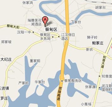 蔡甸街地圖