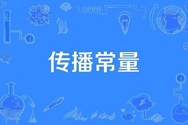 傳播常量 傳播常量