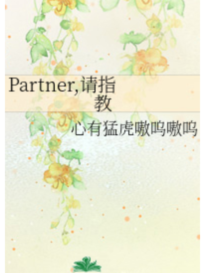 Partner,請指教 Partner,請指教