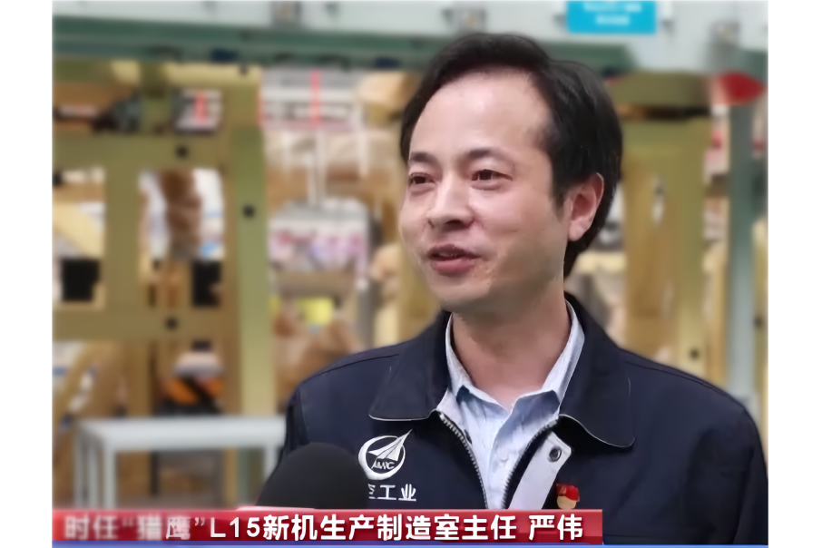 嚴偉(國產新型高級教練機“獵鷹”L15的研製交付保障團隊成員) 嚴偉(國產新型高級教練機“獵鷹”L15的研製交付保障團隊成員)