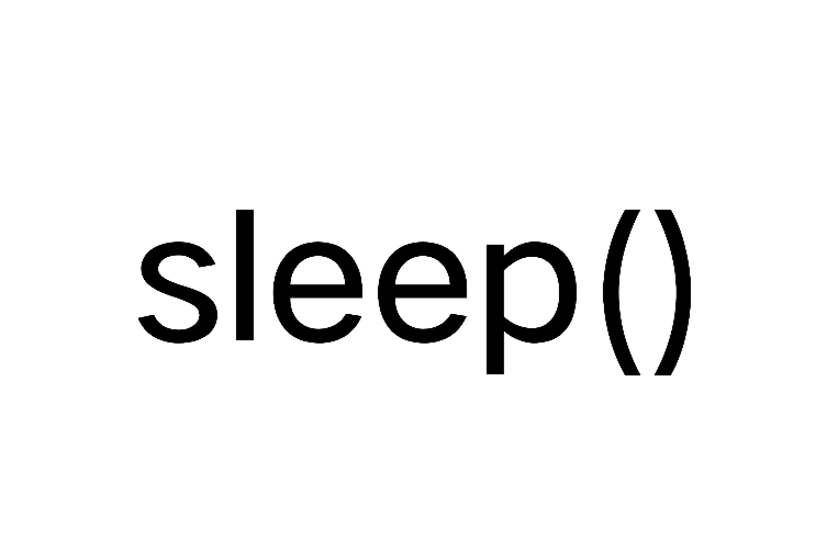 sleep() sleep()