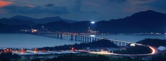 惠州海灣大橋夜景
