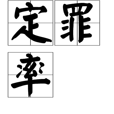 定罪率 定罪率