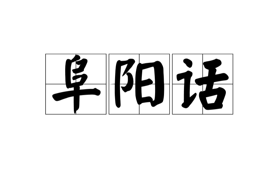 阜陽話(阜陽方言)