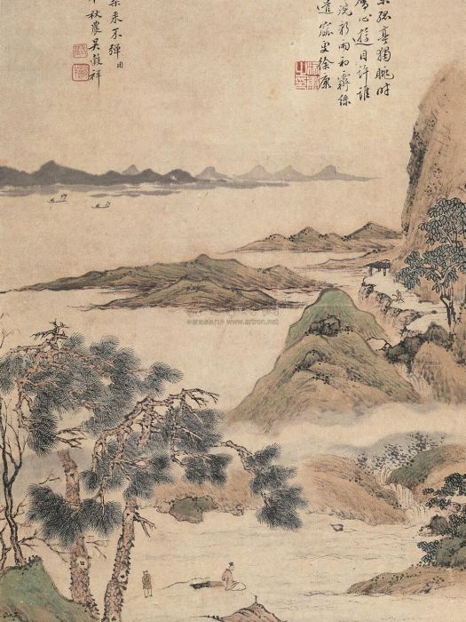 松風水月圖 松風水月圖