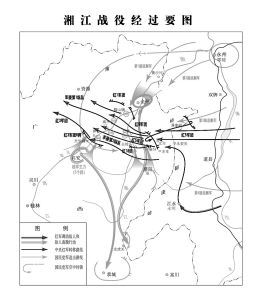 湘江戰役地圖