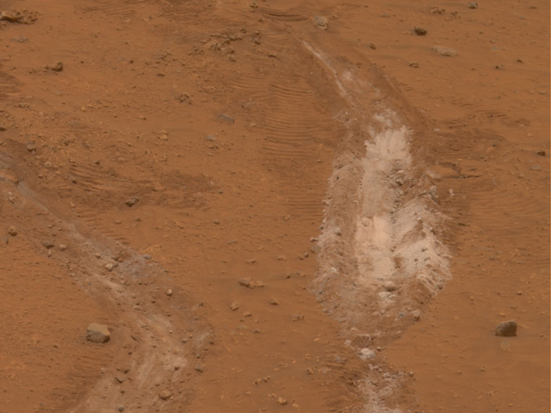火星上富含二氧化矽的土壤