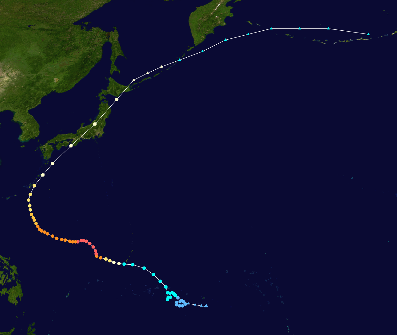 颱風泰培 路徑圖
