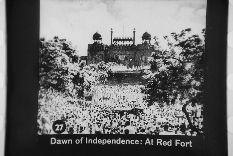 獨立當天的德里紅堡