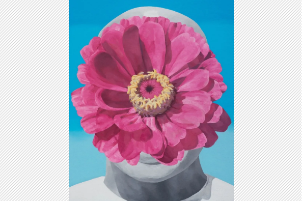 雛菊(岳敏君創作布面油畫) 雛菊(岳敏君創作布面油畫)