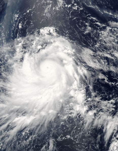強颱風納沙 衛星雲圖