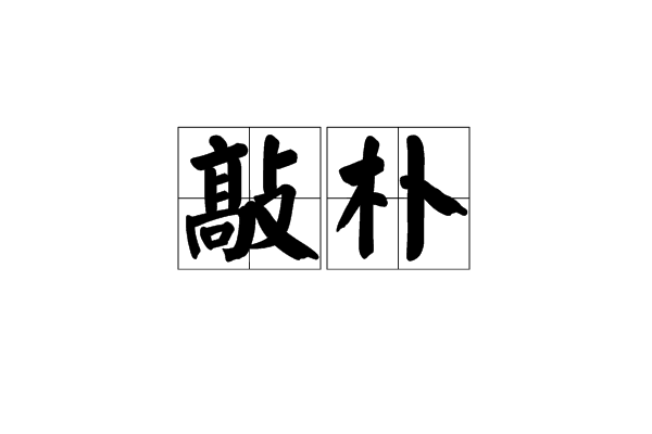 敲朴 敲朴