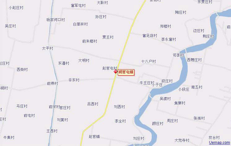 胡官屯鎮地圖