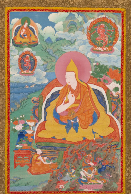 18世紀達賴喇嘛源流圖——倉央嘉措唐卡