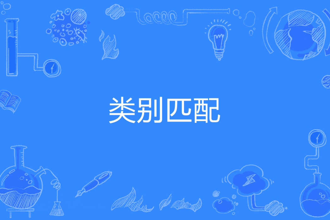類別匹配 類別匹配