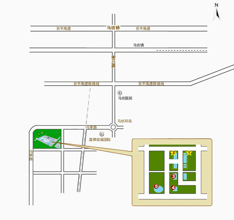 馬坊機場地理位置圖
