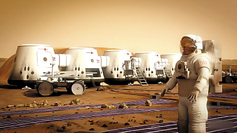 火星移民營區想像圖
