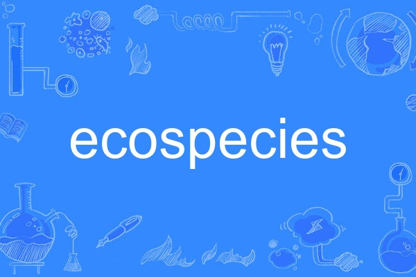 ecospecies ecospecies