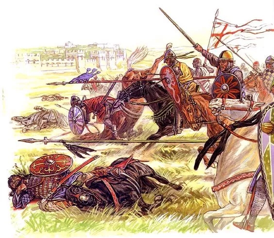 第一天主動出擊的十字軍騎士