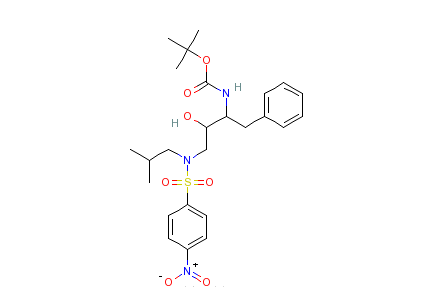 [(1S,2R)-1-苄基-2-羥基-3-[異丁基[（4-硝基苯基）磺醯]氨基]丙基]氨基甲酸叔丁酯