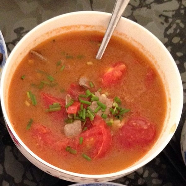 番茄豬肝湯美味健康湯
