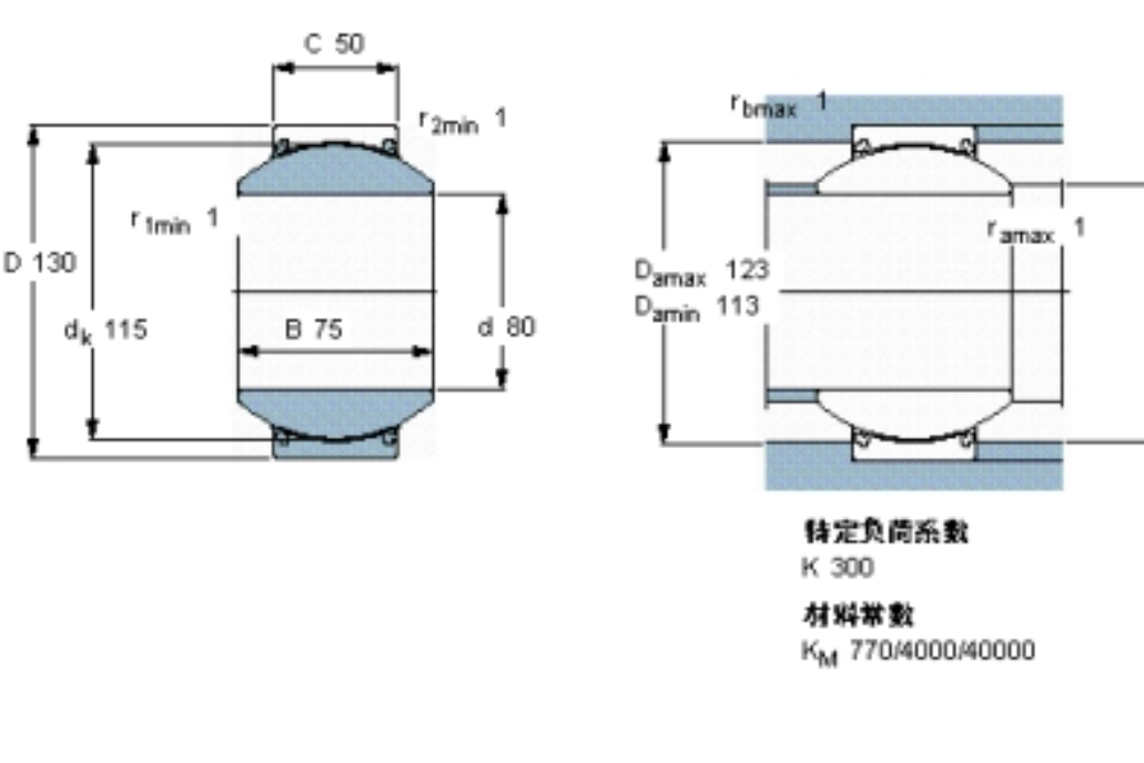SKF GEH80TXE-2LS軸承 SKF GEH80TXE-2LS軸承