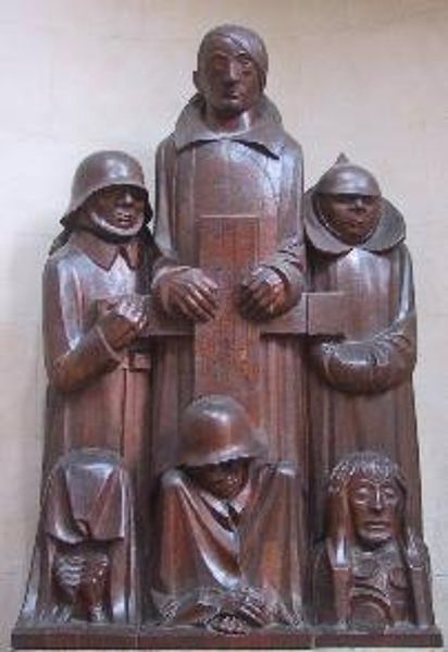 馬格德堡大教堂的木雕《戰爭紀念像》