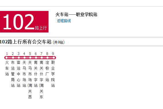 武威公交102路 武威公交102路
