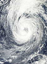 強熱帶風暴彩雲 衛星雲圖