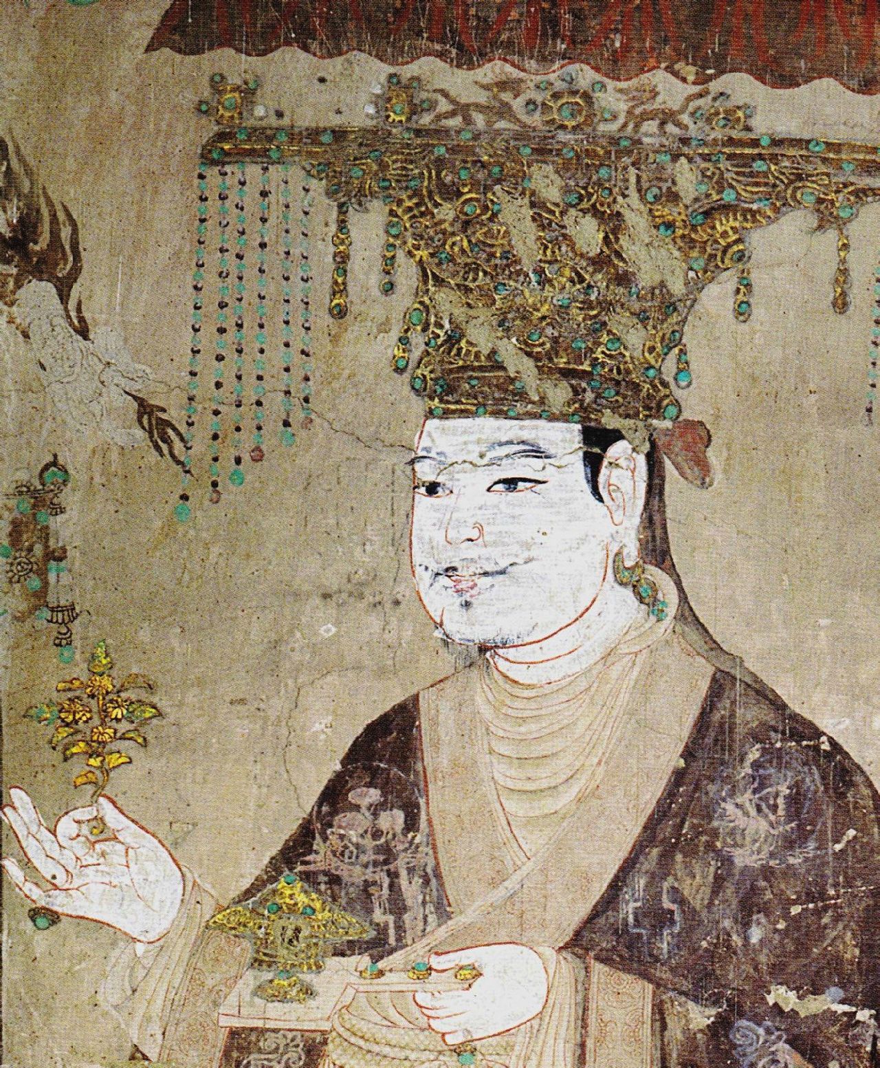 敦煌壁畫中的于闐國王像