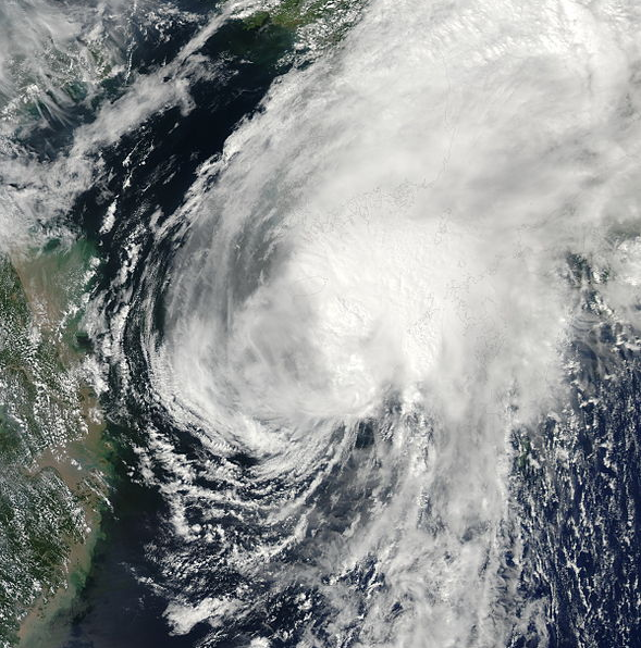 強熱帶風暴瑪瑙衛星雲圖