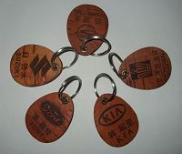 樺樹皮工藝品 名車鑰匙扣