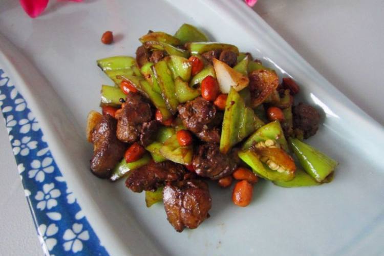 雞肝尖椒 雞肝尖椒