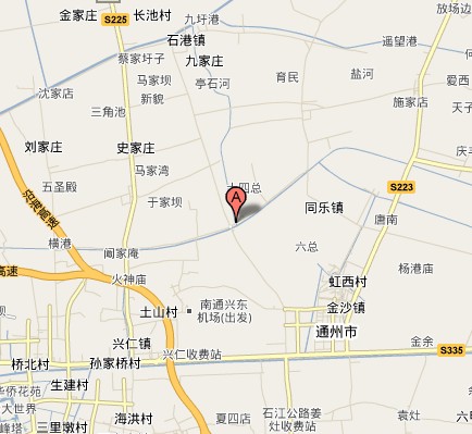 西亭鎮區域地圖