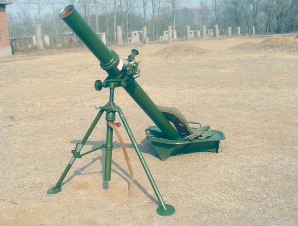 PP87式82毫米迫擊炮