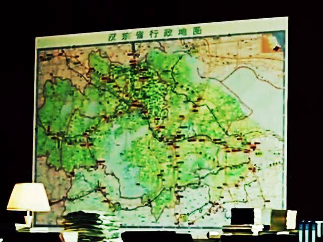 漢東省行政地圖