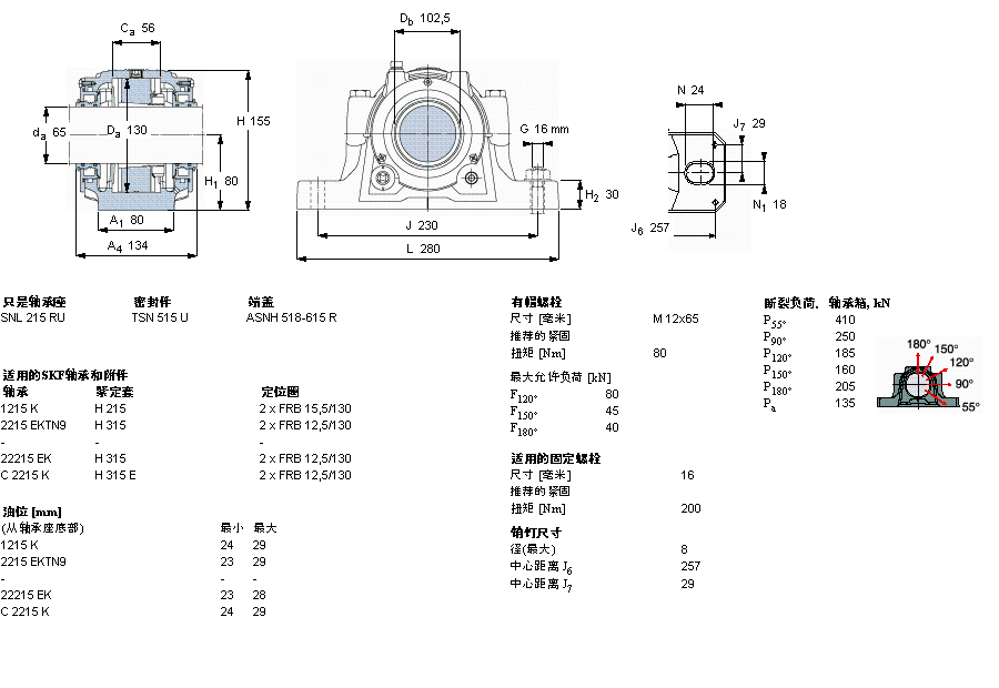 SKF SNL515TURU軸承 SKF SNL515TURU軸承