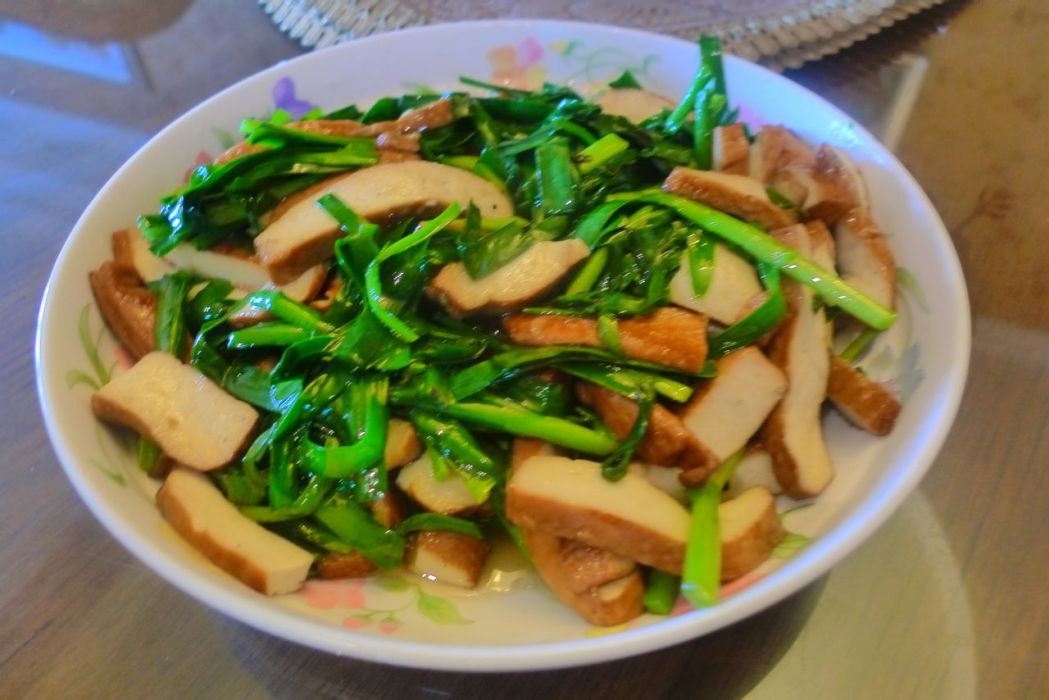 韭菜豆腐乾 韭菜豆腐乾