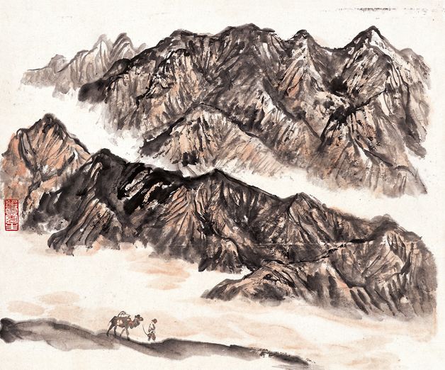 祁連山寫生18 祁連山寫生18