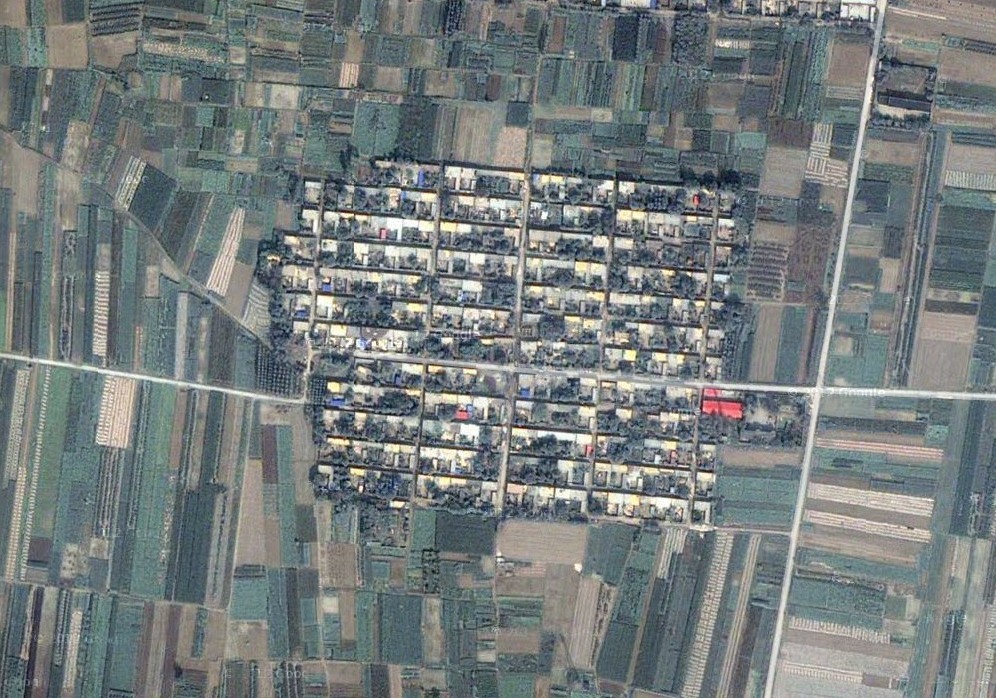 谷歌衛星地圖北張村