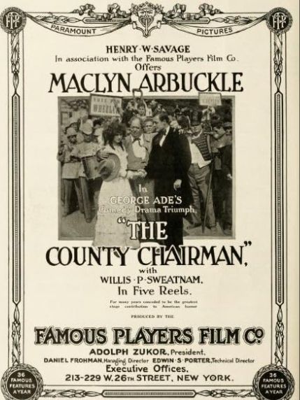 The County Chairman(美國1914年Allan Dwan執導的電影) The County Chairman(美國1914年Allan Dwan執導的電影)