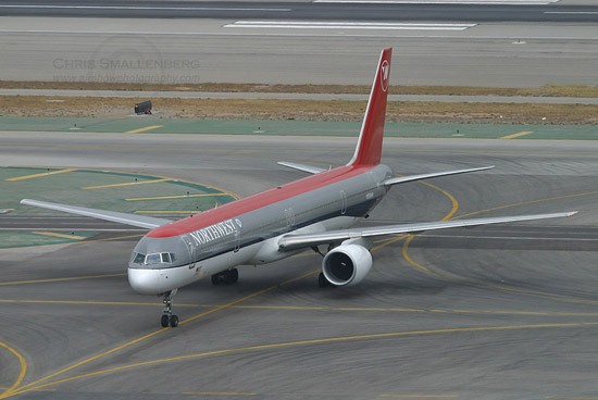 美國西北航空的波音757-300