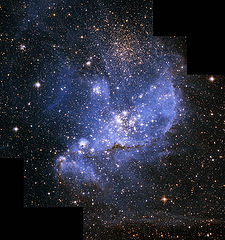 NGC 346是小麥哲倫星系中的一個疏散星團