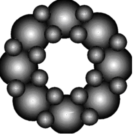 圖1.13 Wilkinson構想的環狀結團圖