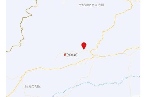 拜城地震 拜城地震