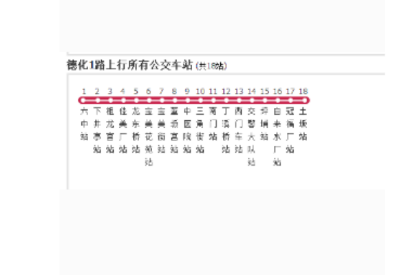 德化公交1路 德化公交1路
