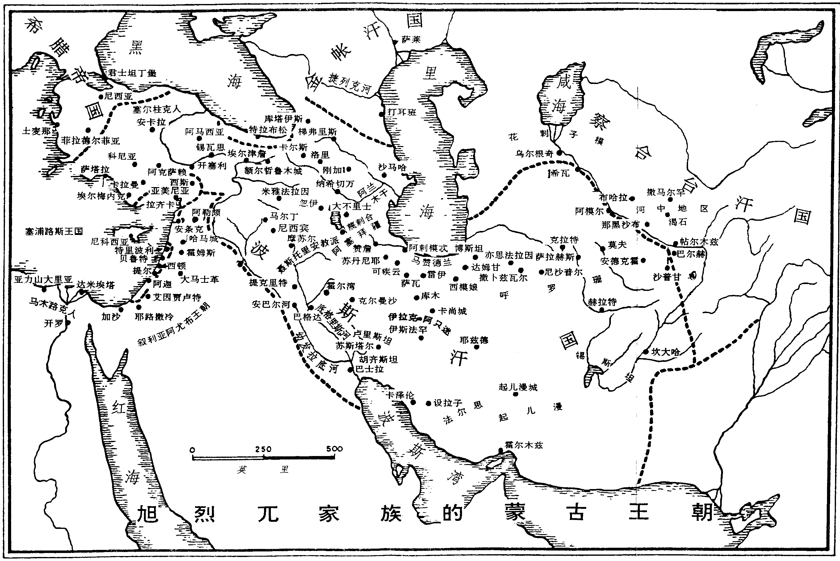 旭烈兀家族統治時期的伊兒汗國