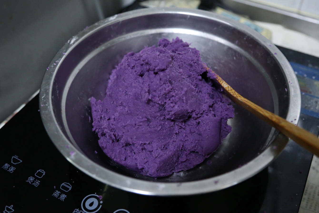 廣式紫薯月餅