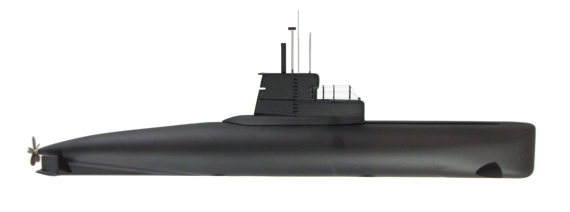 201型潛艇側視圖